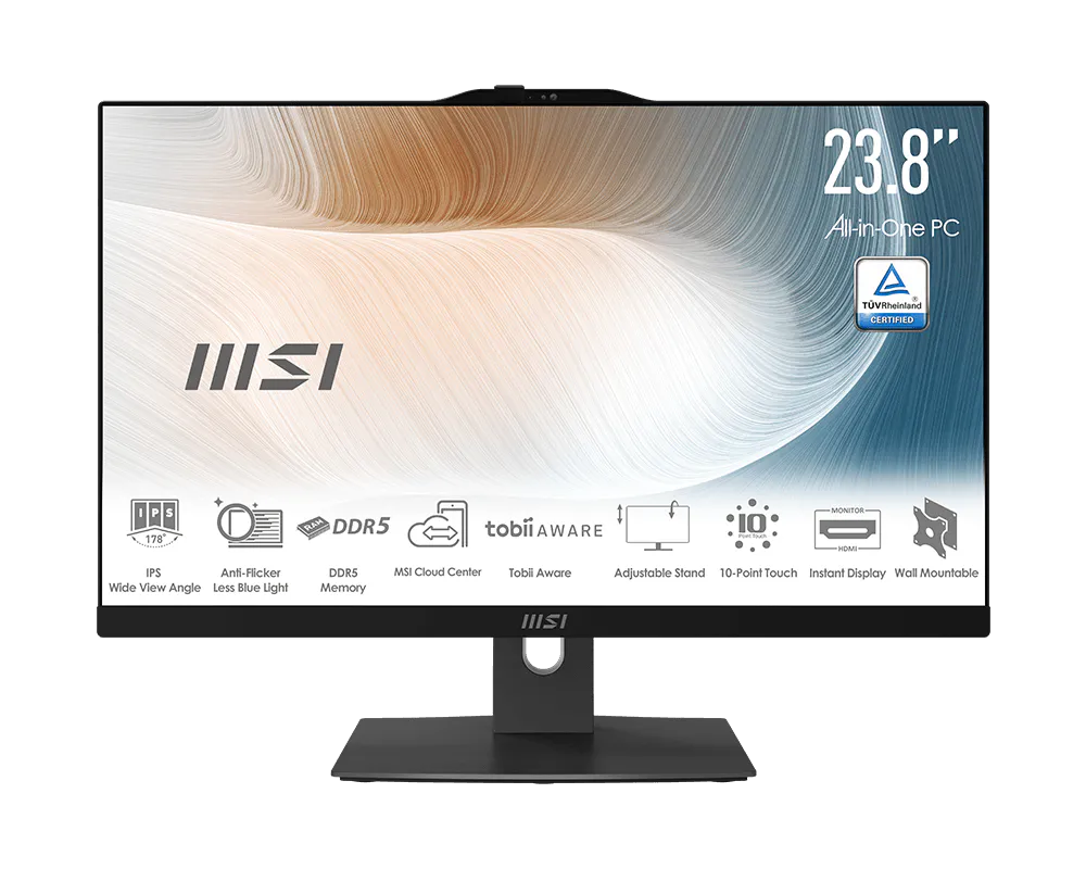 Modern AM242P 1M-1868DE, Schwarz, 23,8 Zoll, Full HD, Intel Core 5 120U, 16 GB, 512 GB SSD