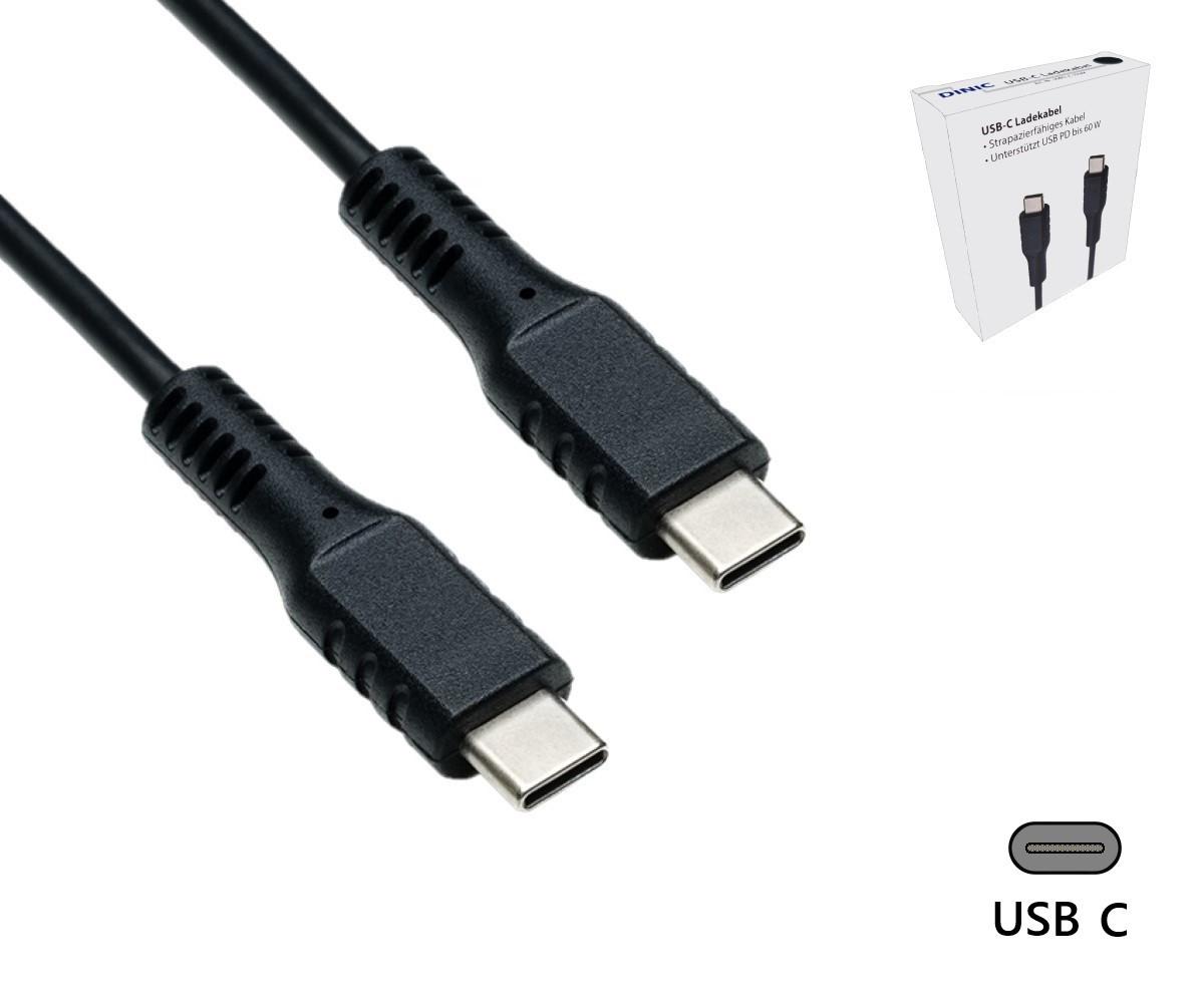 USB-C Ladekabel, 1,5 m, Schwarz