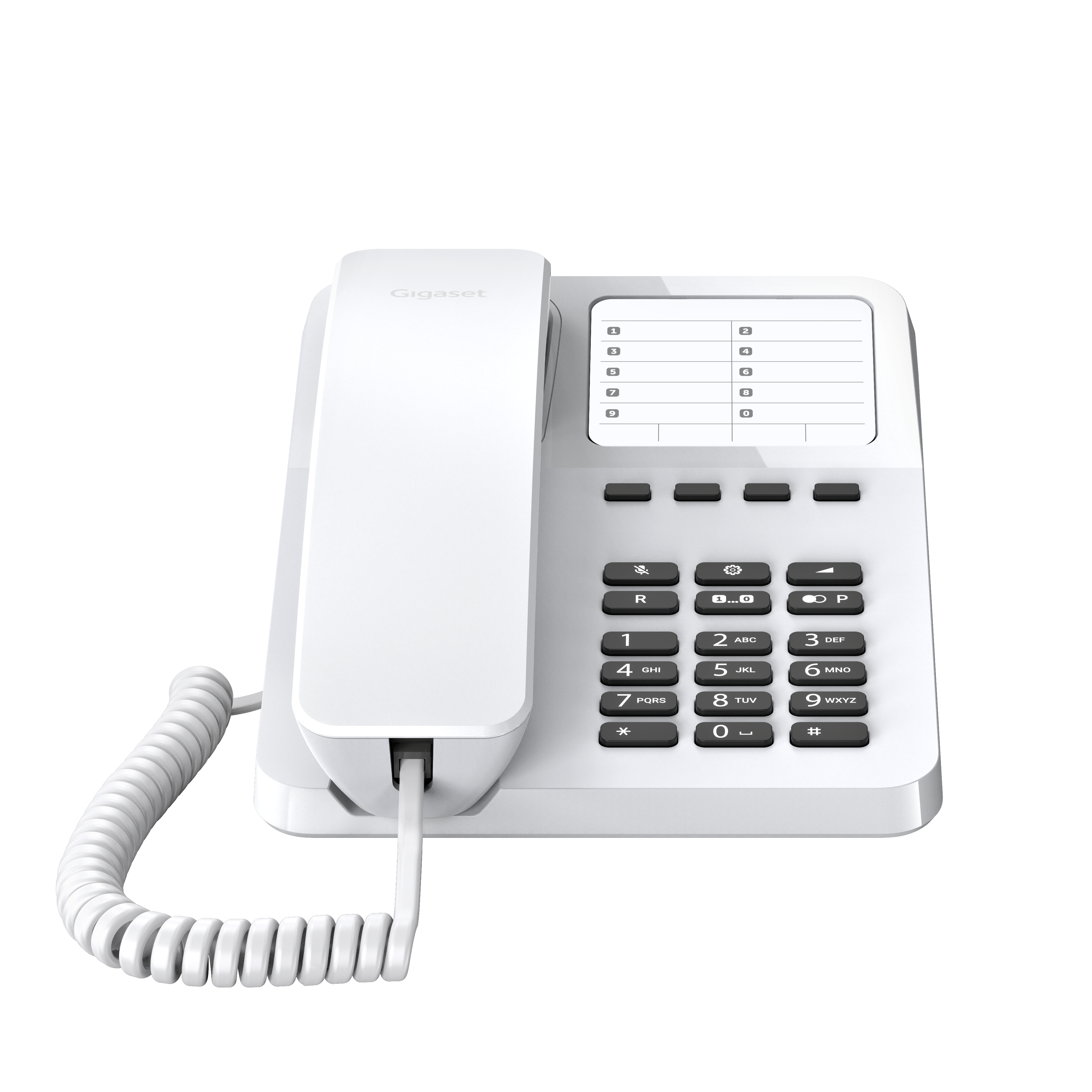 DESK 400, Weiß Schnurgebundenes Telefon