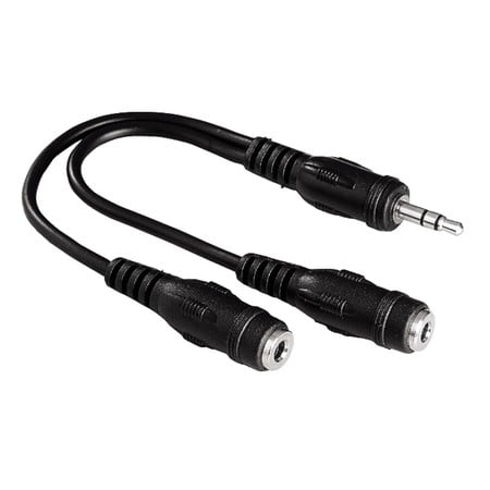 Audio-Adapter 0,2m schwarz