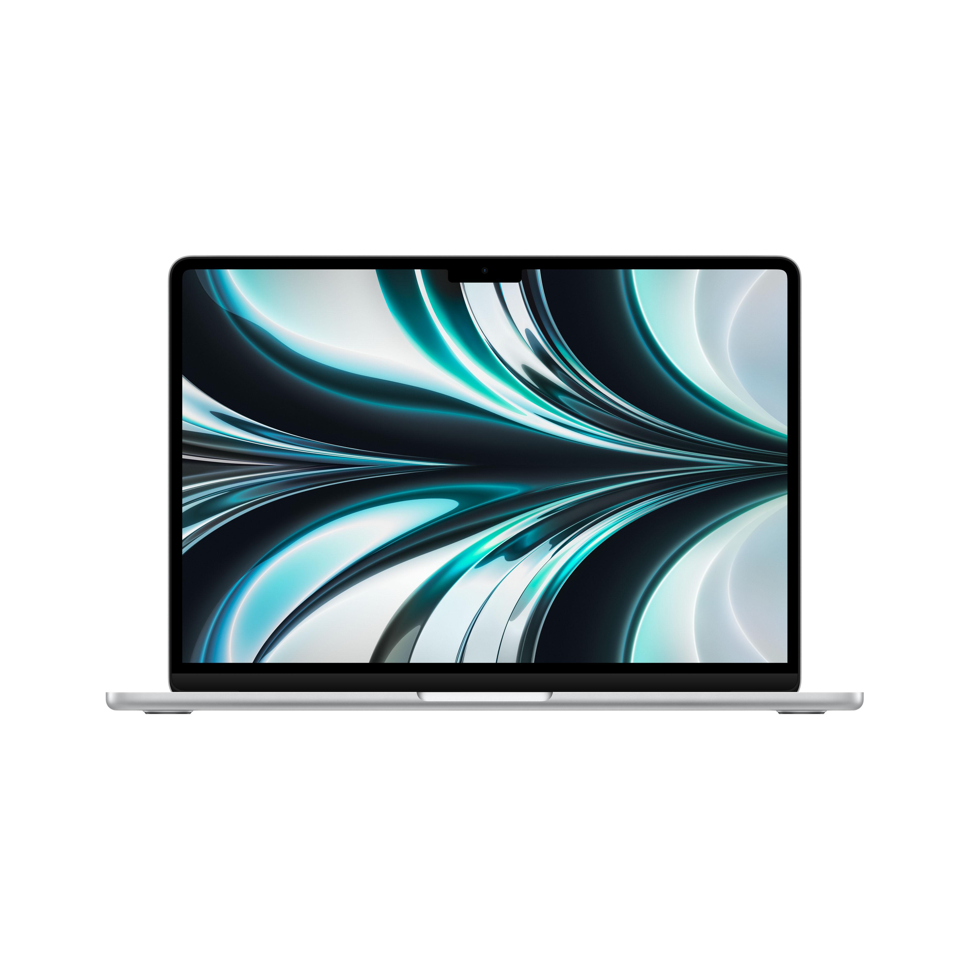 MacBook Air, 13 Zoll, Silber, 2022, M2, 8-Core CPU, 8-Core GPU, 16 GB, 256 GB SSD