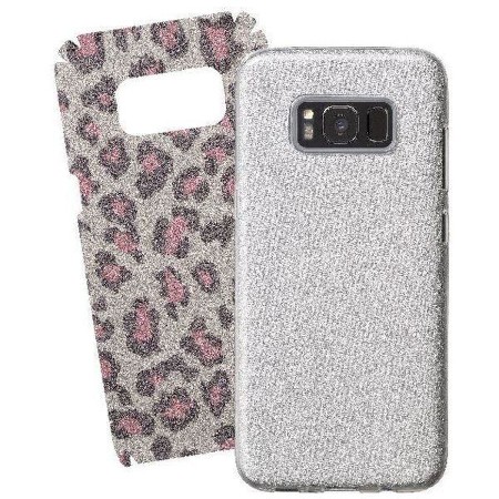 Bling 3in1 Backcover für Samsung Galaxy S8, Leo-Print