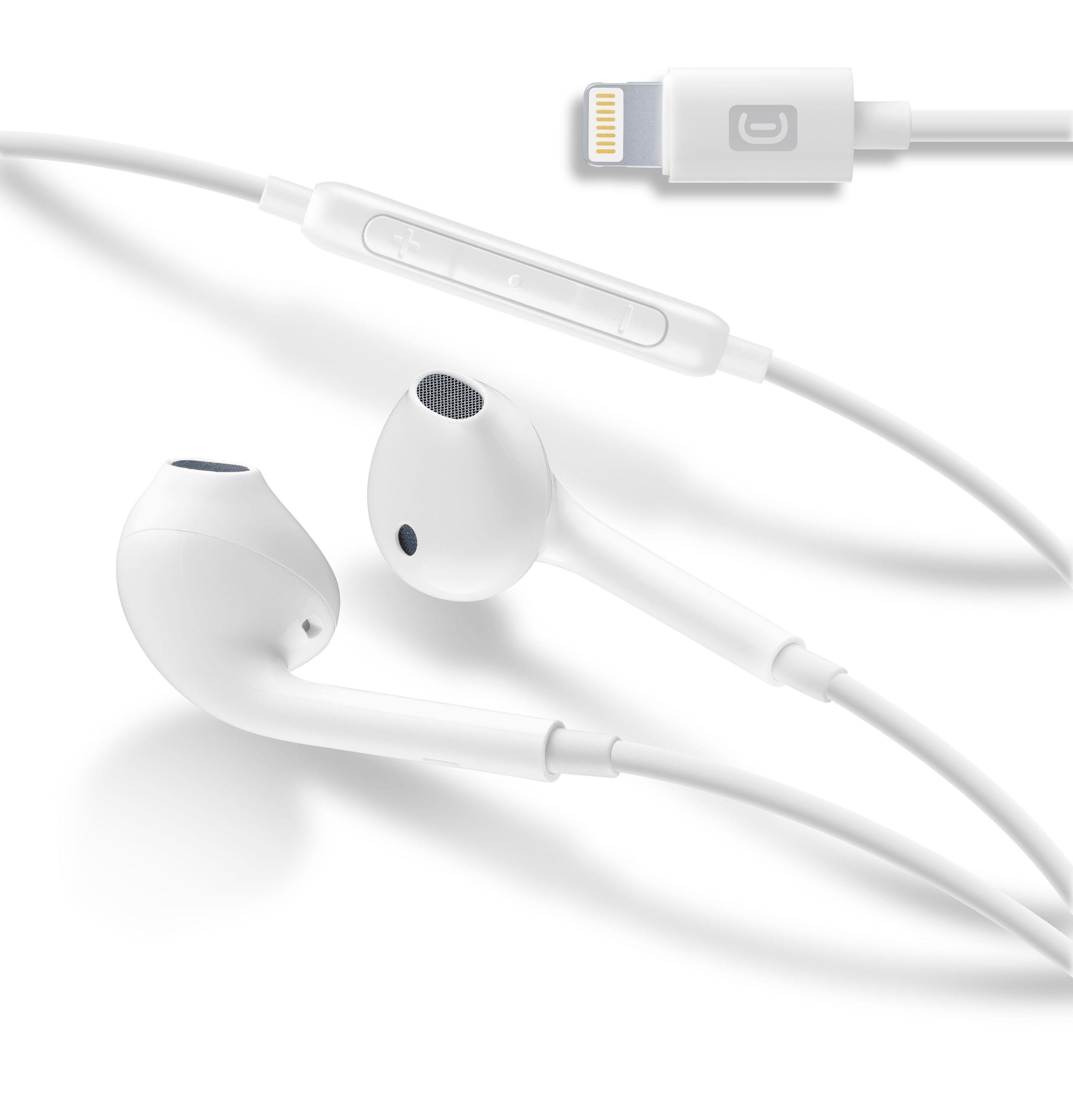 Earphones Eagle für Apple iPhone weiß (60717) In-Ear Kopfhörer