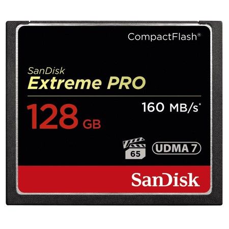 CF Extreme Pro 128 GB, 160 MB/s 