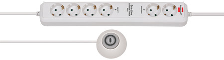 Eco-Line Comfort Switch Plus EL CSP 24 Steckdosenleiste 6-fach weiss 1,5m H05VV-F 3G1,5 2 permanent