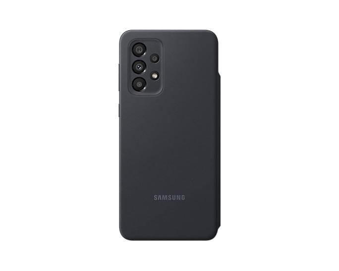 S View Wallet Cover EF-EA336 für das Galaxy A33 5G, schwarz Handyhülle