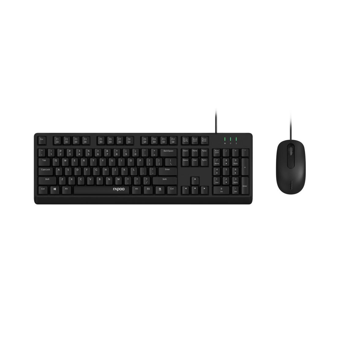 NX1500 Maus-Tastatur-Set, Schwarz, QWERTZ (00228287)