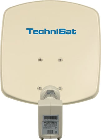 DigitalSat-Antenne DigiDish 33 Universal-Twin-LNB beige