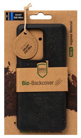 Bio-Backcover schwarz S20 Ultra Handyhülle