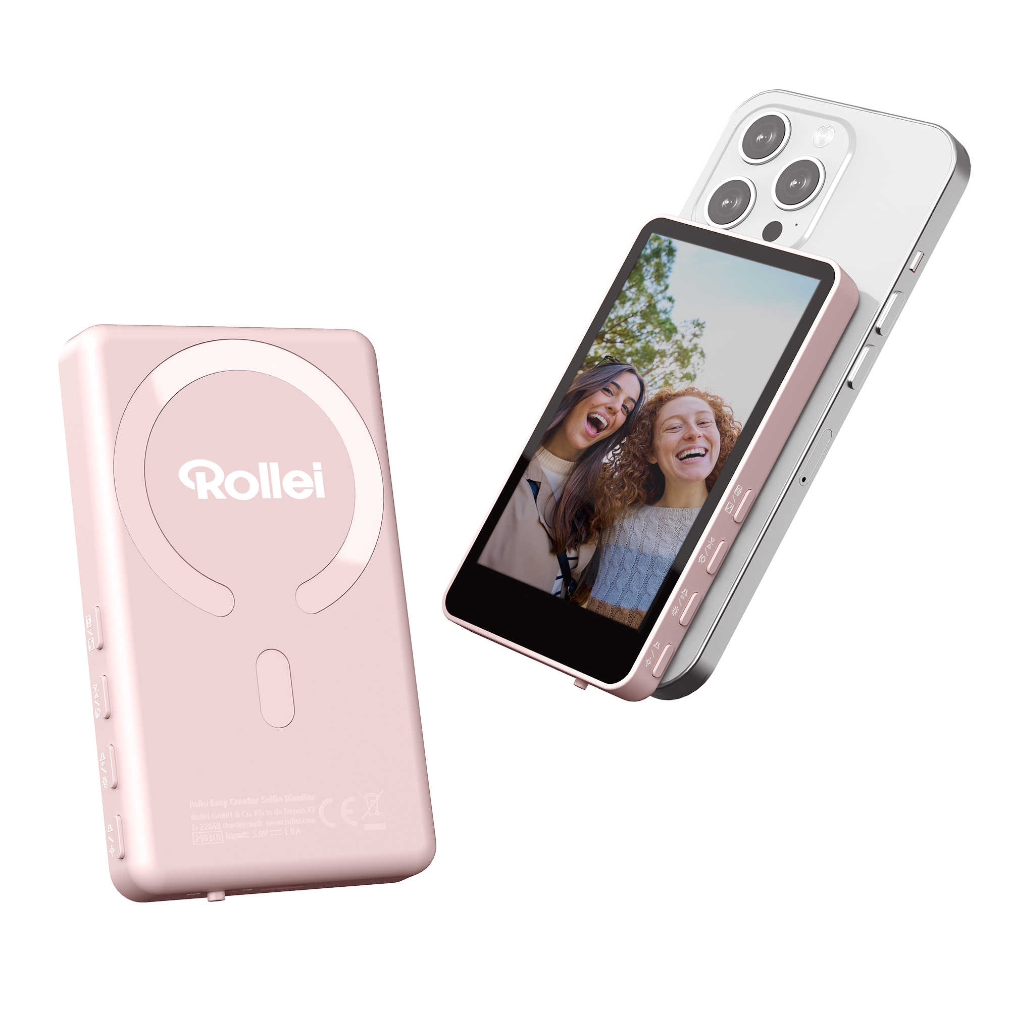 Easy Creator Selfie Monitor pink