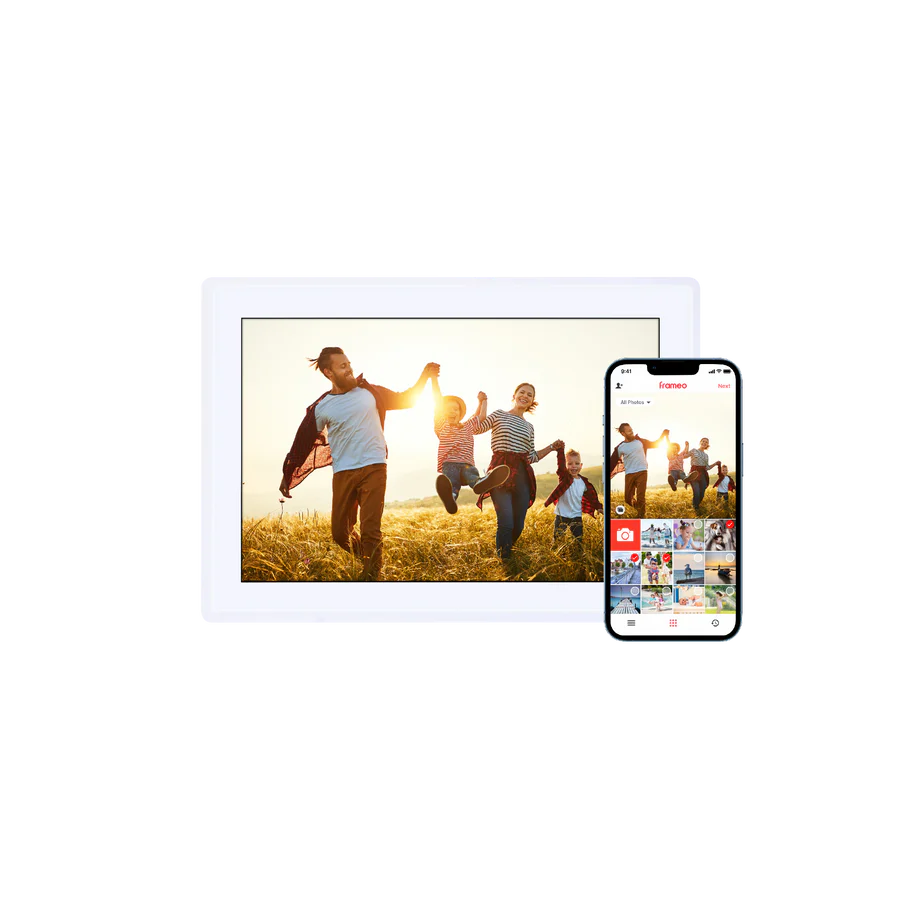 Smart Frame WiFi 100 weiß Digitaler Bilderrahmen