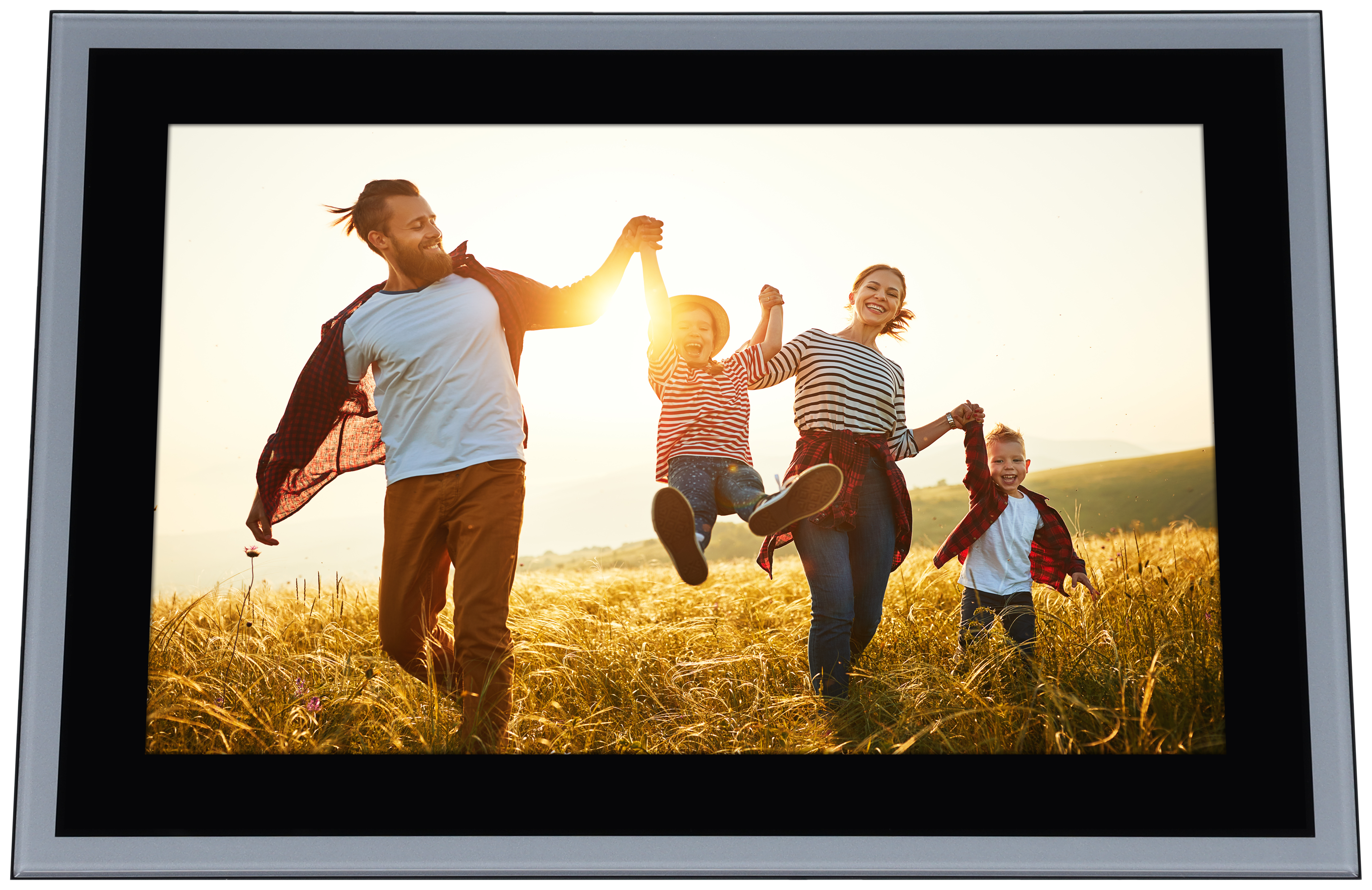 Smart Frame WiFi 102 Silver Digitaler Bilderrahmen