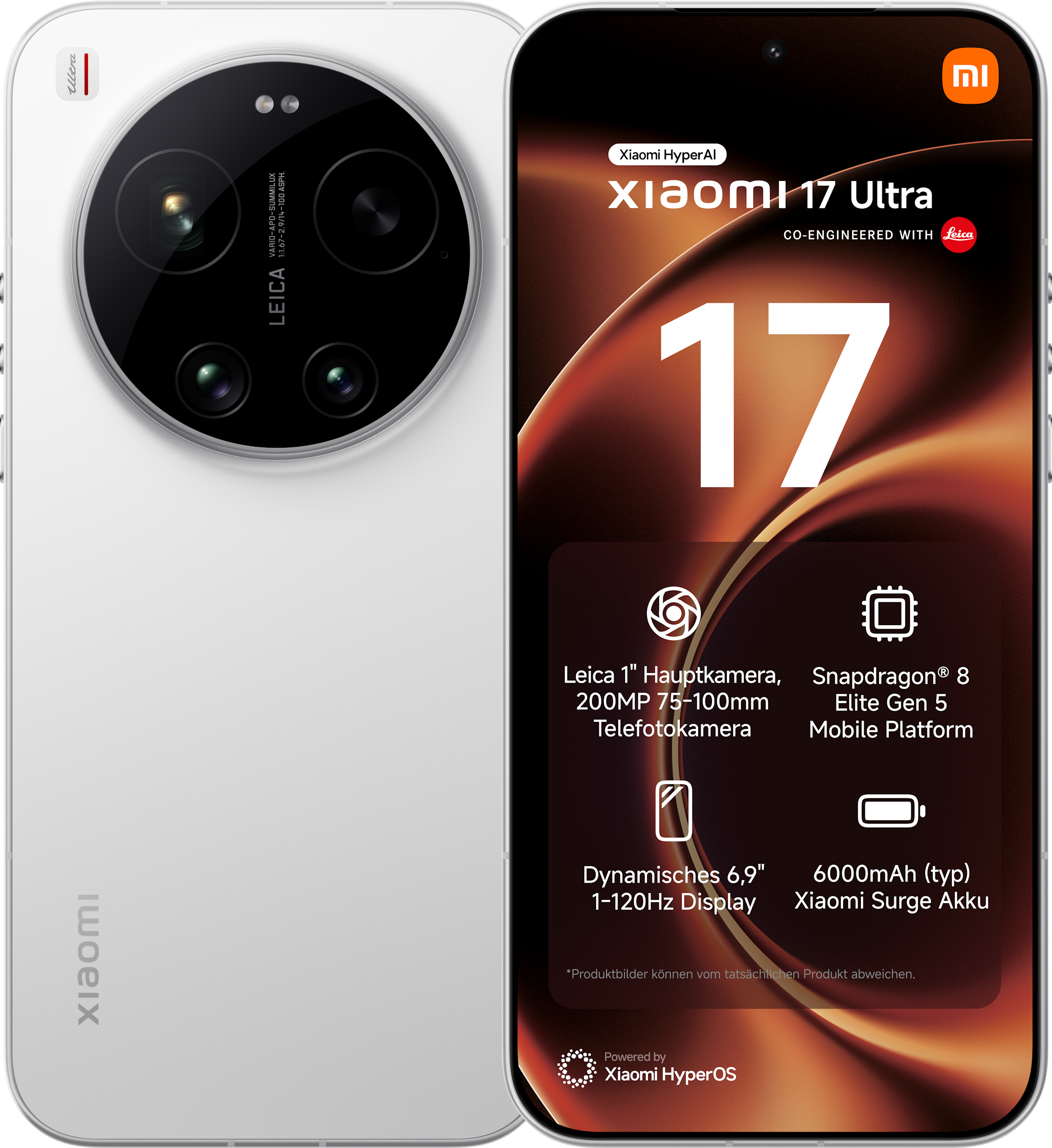 17 Ultra 16 GB + 512 GB, White Smartphone