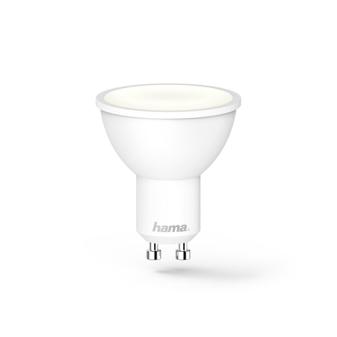 WLAN-LED-Lampe, GU10, 5,5W, dimmbar, Refl., für Sprach-/App-Steuerung, Weiß (00176585)