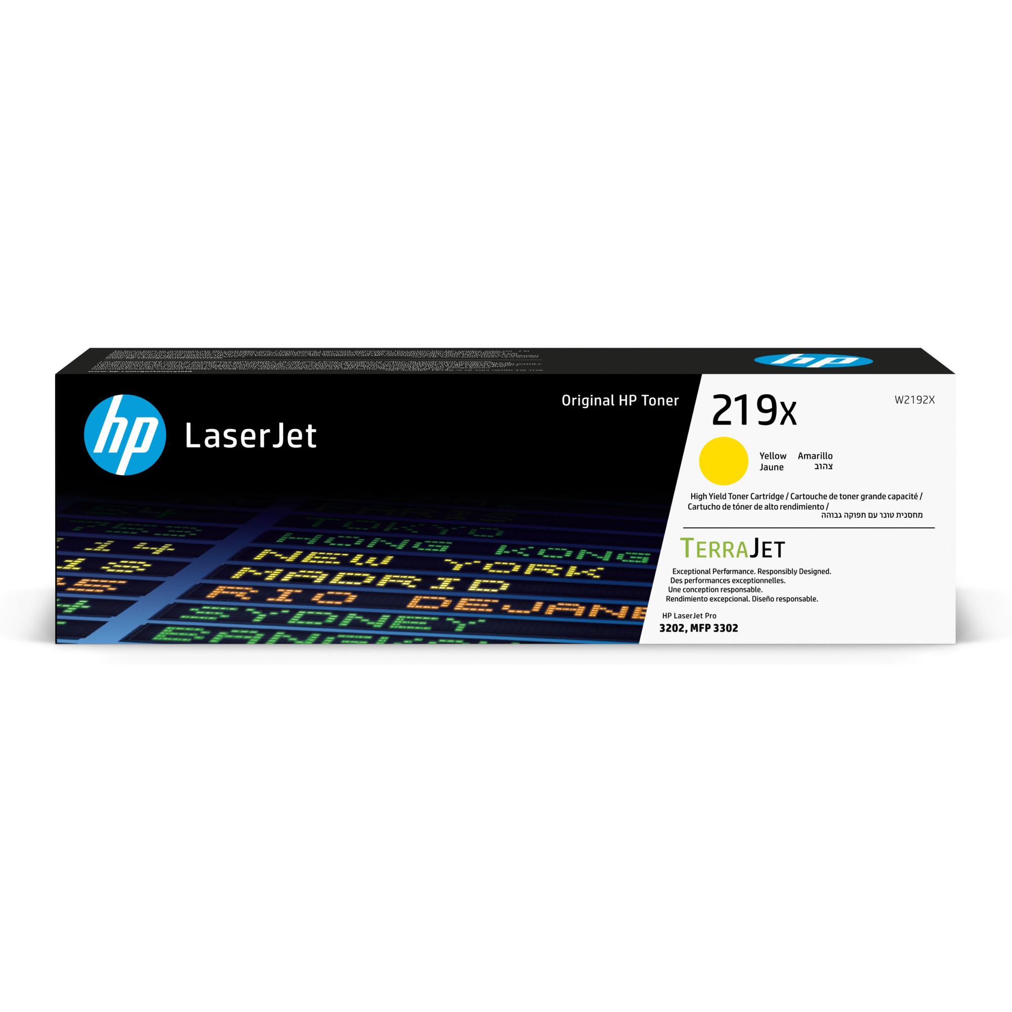 219X Gelb Original LaserJet-Tonerkartusche mit hoher Reichweite (W2192X)