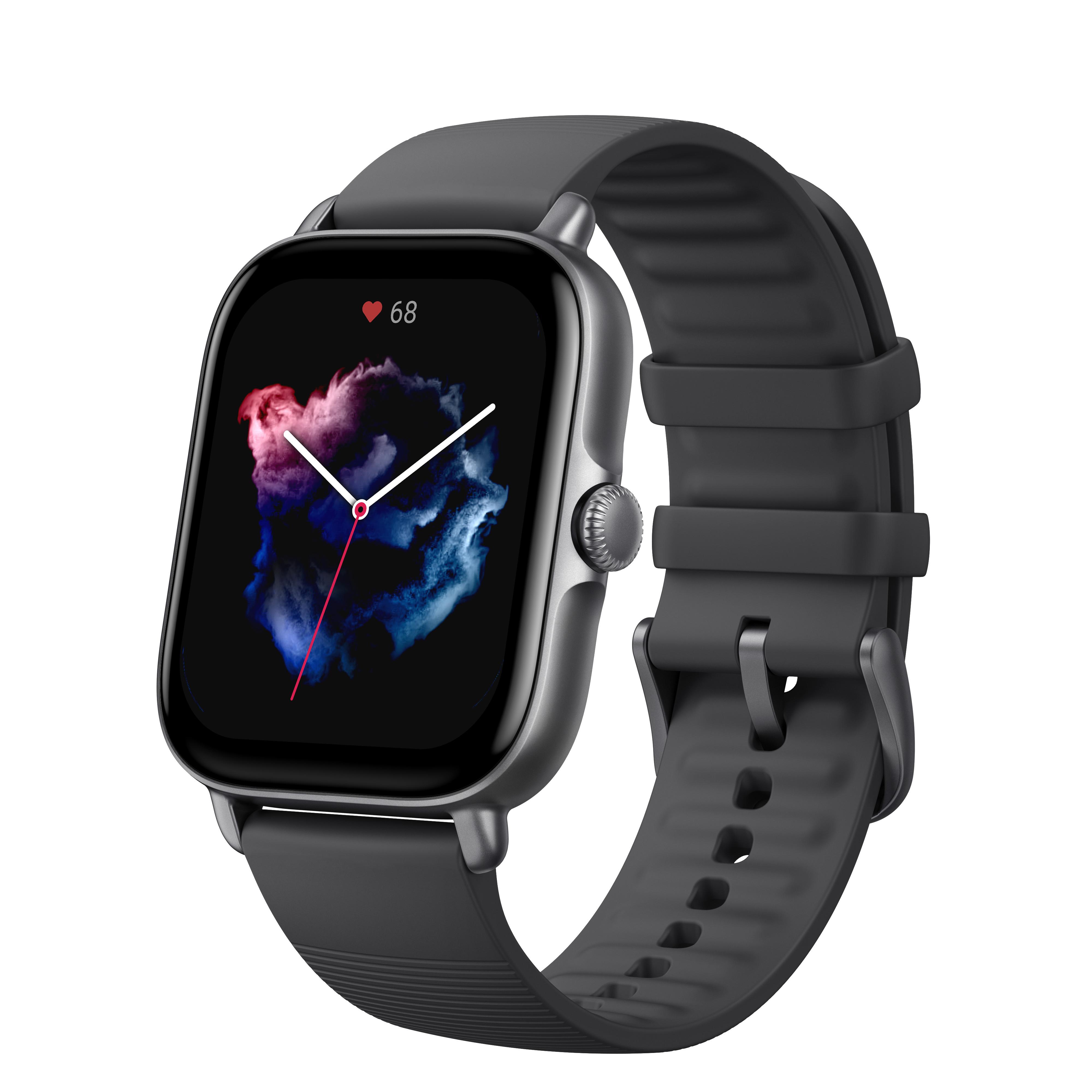 GTS 3 Graphitschwarz Smartwatch