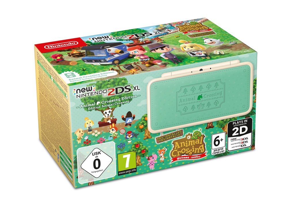 Nintendo New Nintendo 2ds Xl Animal Crossing Edition Mit Animal Crossing New Leaf Welcome Amiibo Spielkonsole Bei Expert Kaufen Nintendo Ds Konsolen Nintendo Gaming Freizeit Expert De