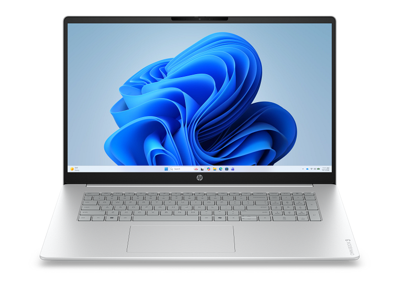 OmniBook 3 17-dk0012ng, Glacier Silver, 17,3 Zoll, Full-HD, Intel N150, 4 GB, 128 GB Notebook