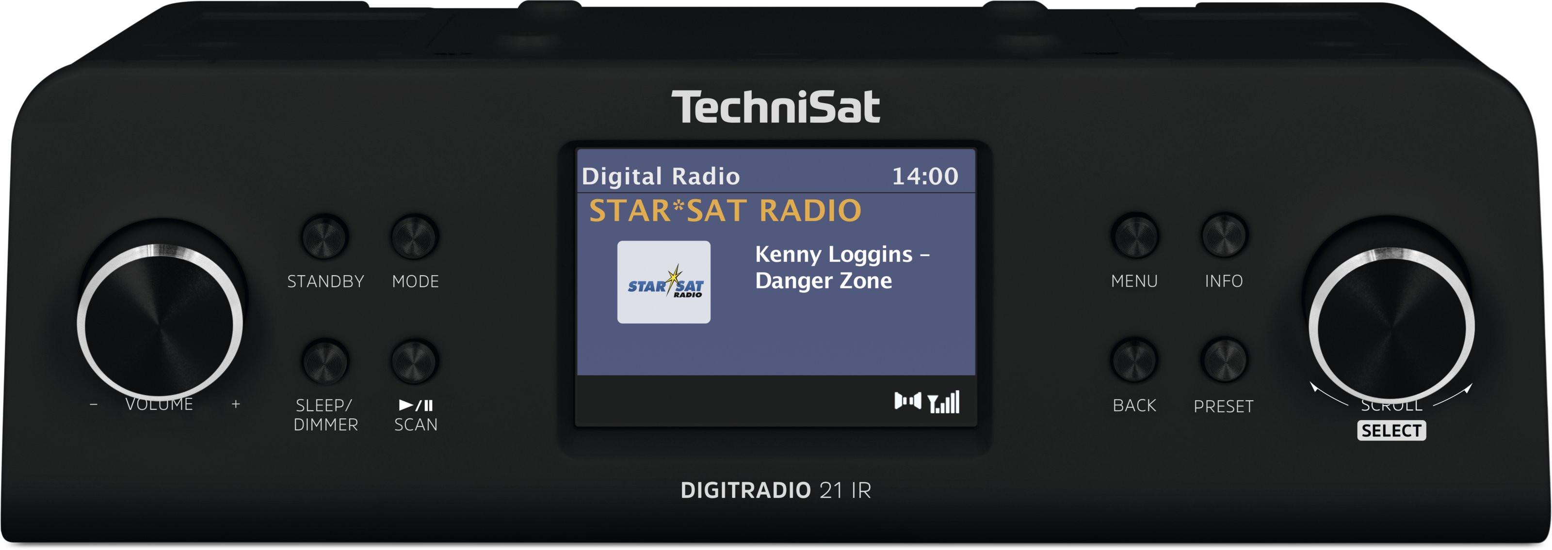 DIGITRADIO 21 IR schwarz DAB+-Küchenradio (unterbaufähig)