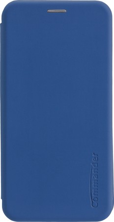 Book Case CURVE für Samsung Galaxy A21s Soft Touch Maritim Blue Handyhülle