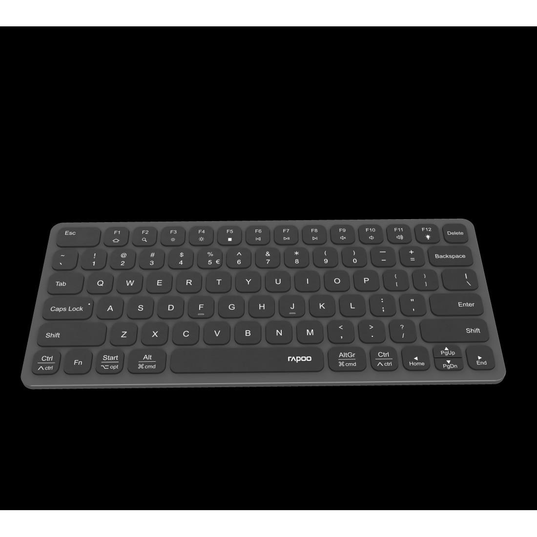 "Ultraflache Tastatur ""UCK-6001"" mit 8-in-1 USB-C Multiport Adapter, QWERTZ (00221224)"