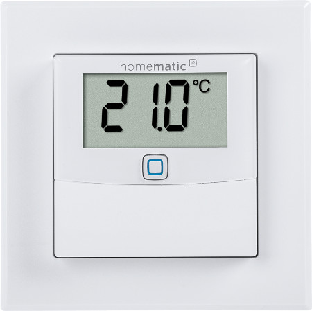HMIP Temperatur- und Luftfeuchtigkeitssensor mit Display (Innen)