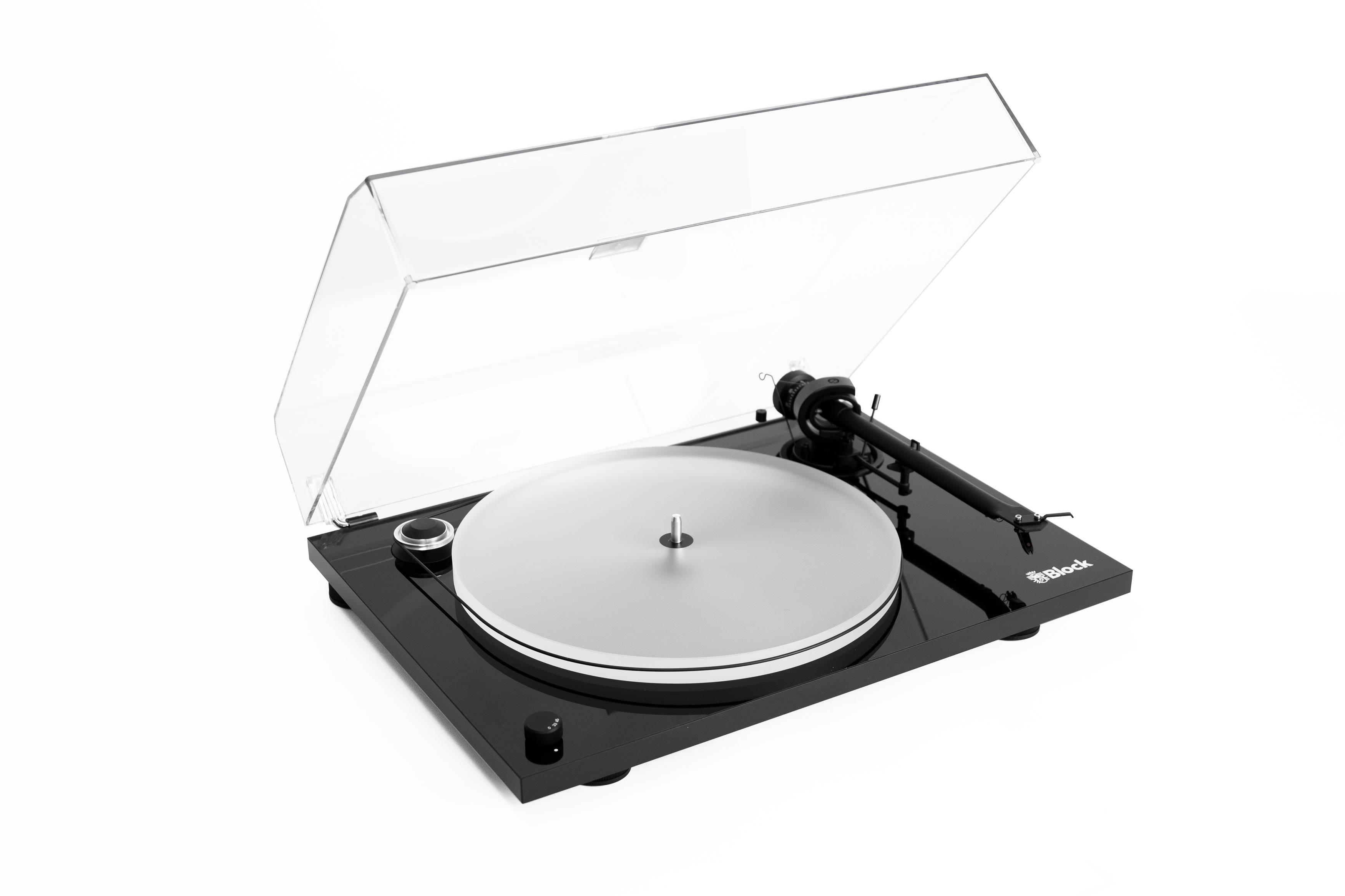 PS-50 schwarz Plattenspieler