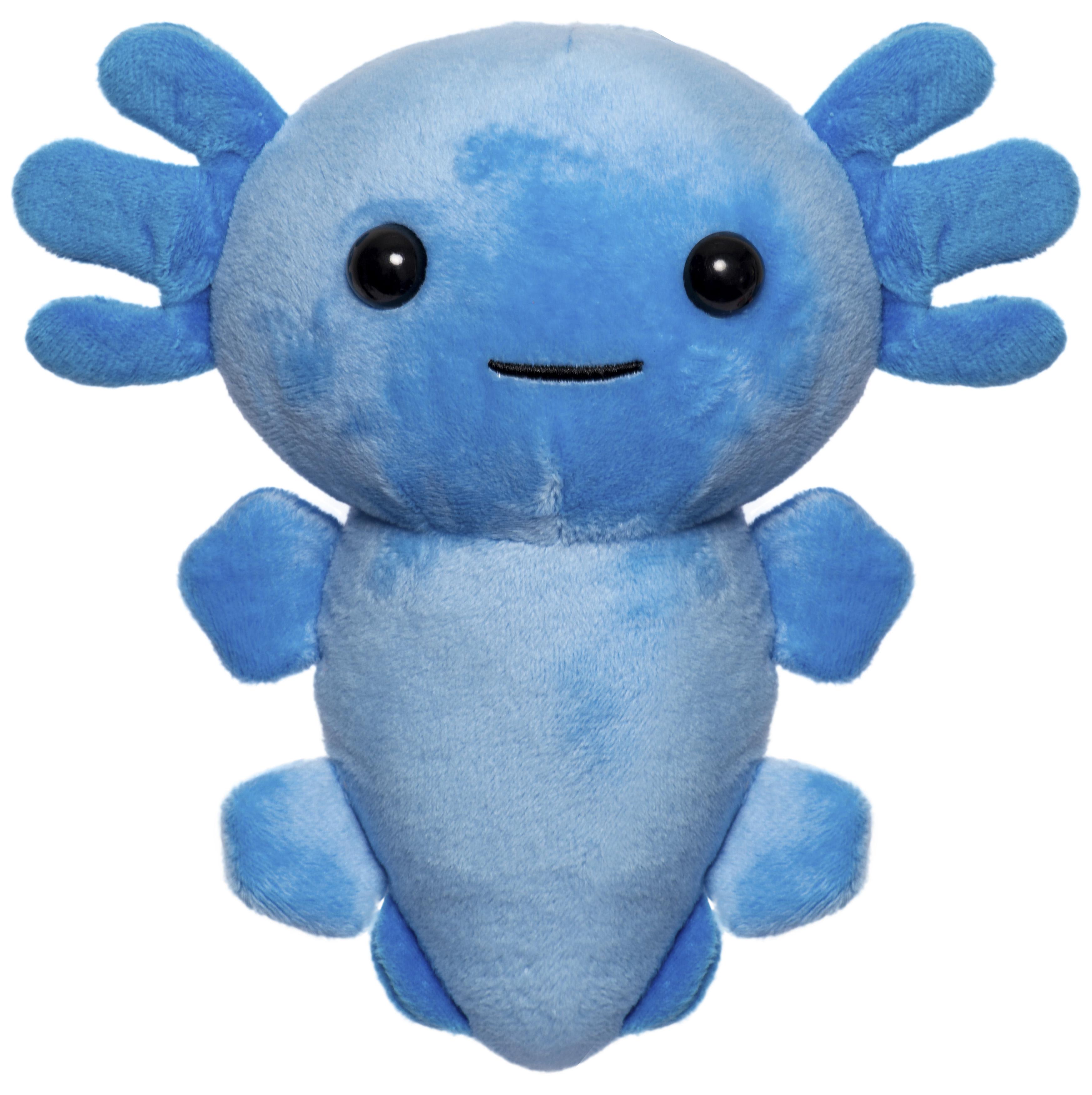 Axolotl Plüsch Blau Kuscheltier