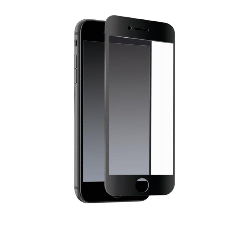 Glas-Displayschutz Full Cover für iPhone SE 2020/SE 2022/8/7/6s/6, Schwarz