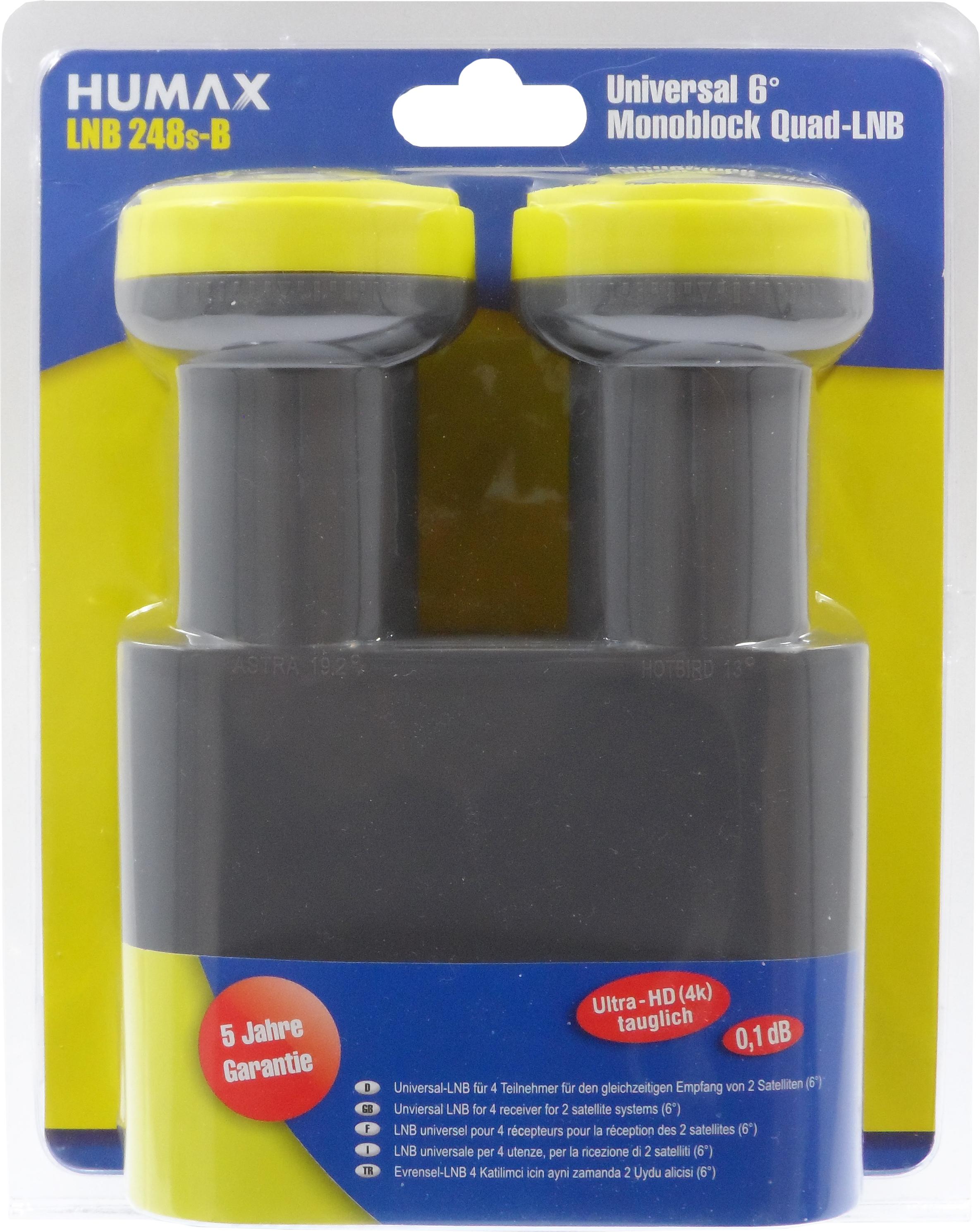 LNB 248s B-Gold Quad Monoblock