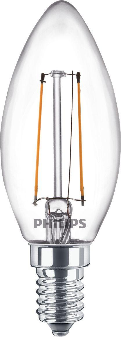 LED-Lampe "classic", 25W, B35, 2W, E14, Kerze, 2er Pack, warmweiß (00195989)