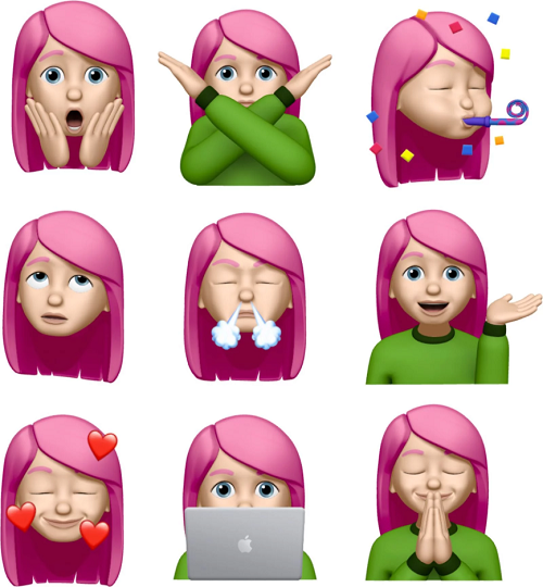 Memoji-Sticker