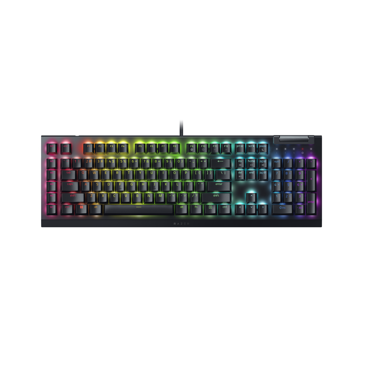 BlackWidow V4 X, Green Switches, Schwarz