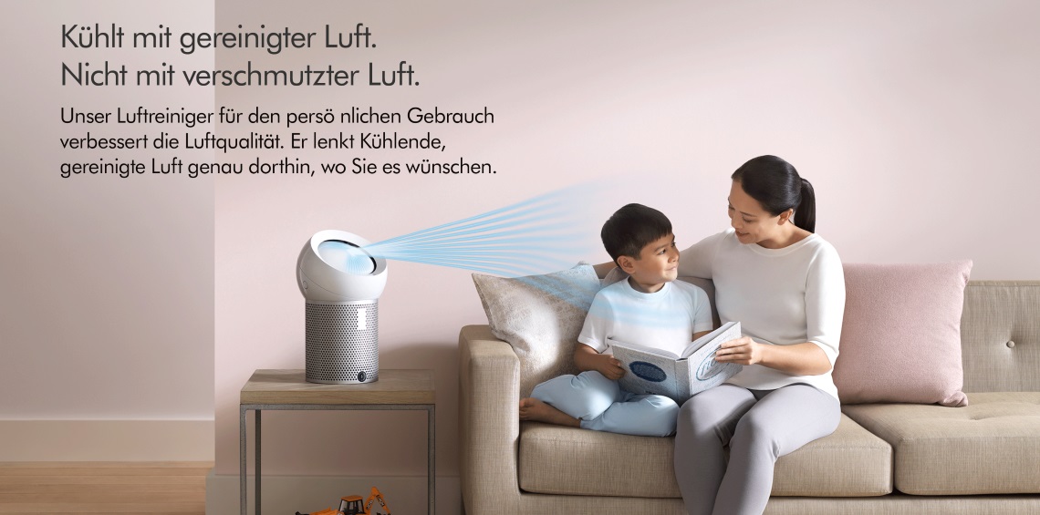 Kühlt mit gereinigter Luft