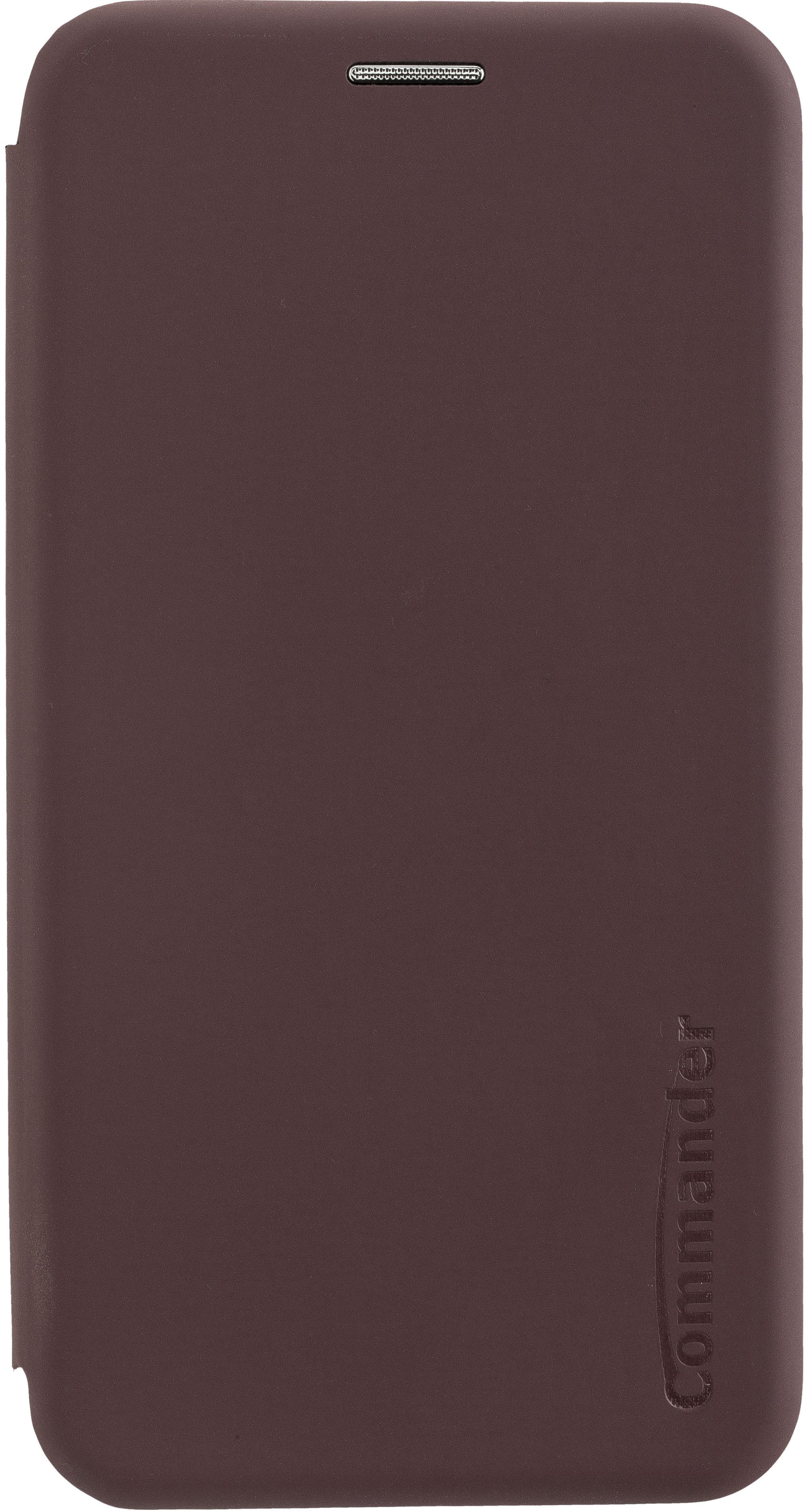 Book Case CURVE für Apple iPhone XR Soft Touch Bordeaux Handyhülle