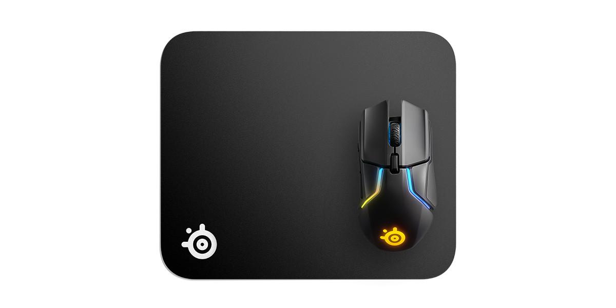 QcK Medium, Gaming-Mauspad, Schwarz