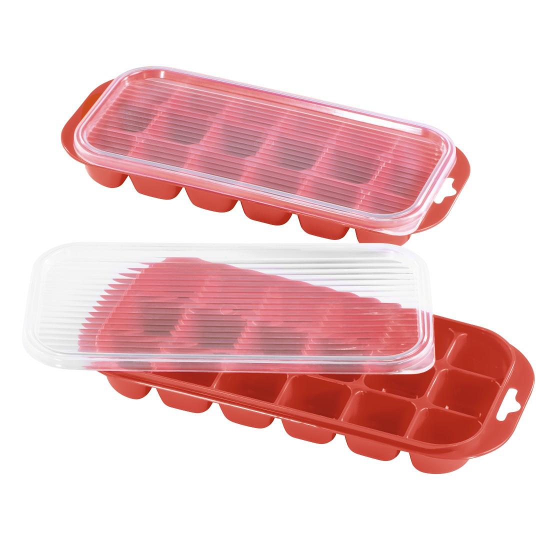 Eiswürfelform mit Deckel, für 36 Eiswürfel, 2er-Set (00111462) Eiswürfelbehälter