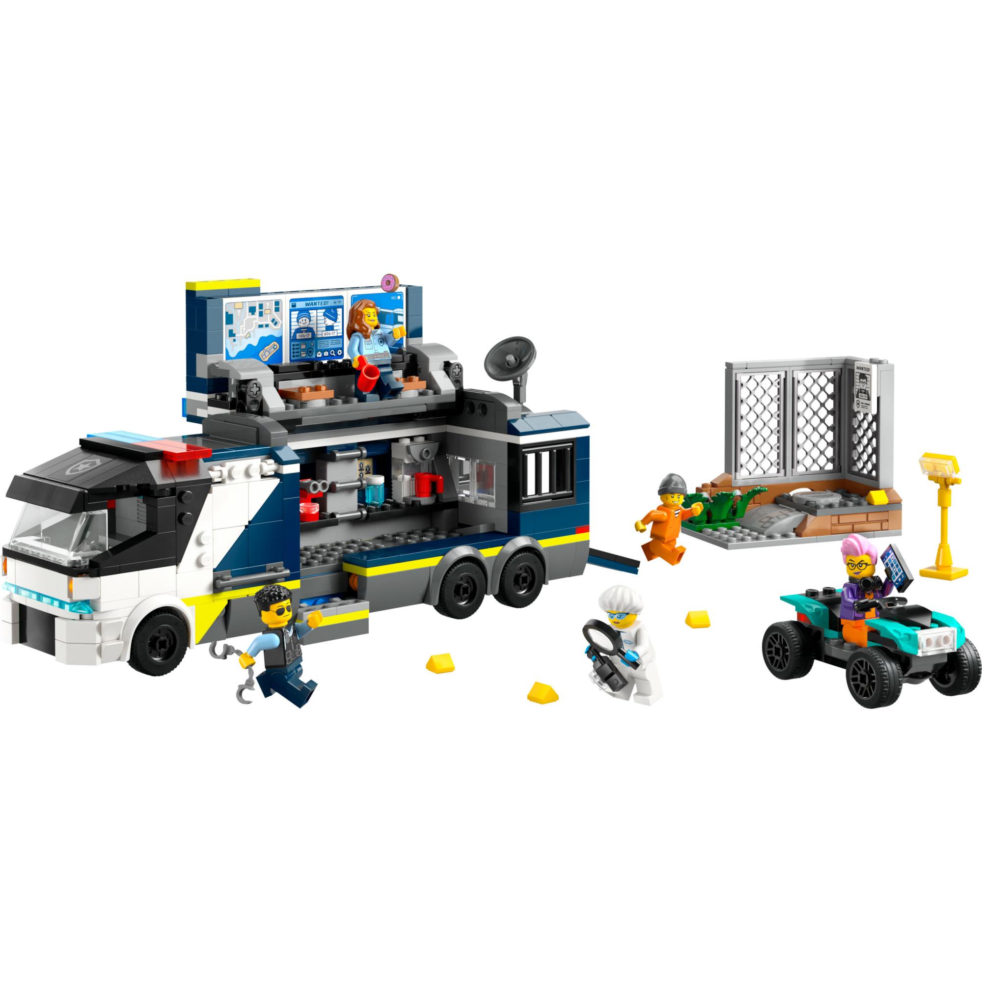 Polizeitruck mit Labor