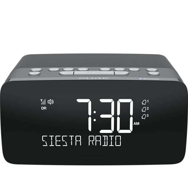 Siesta Charge schwarz DAB+-Radiowecker