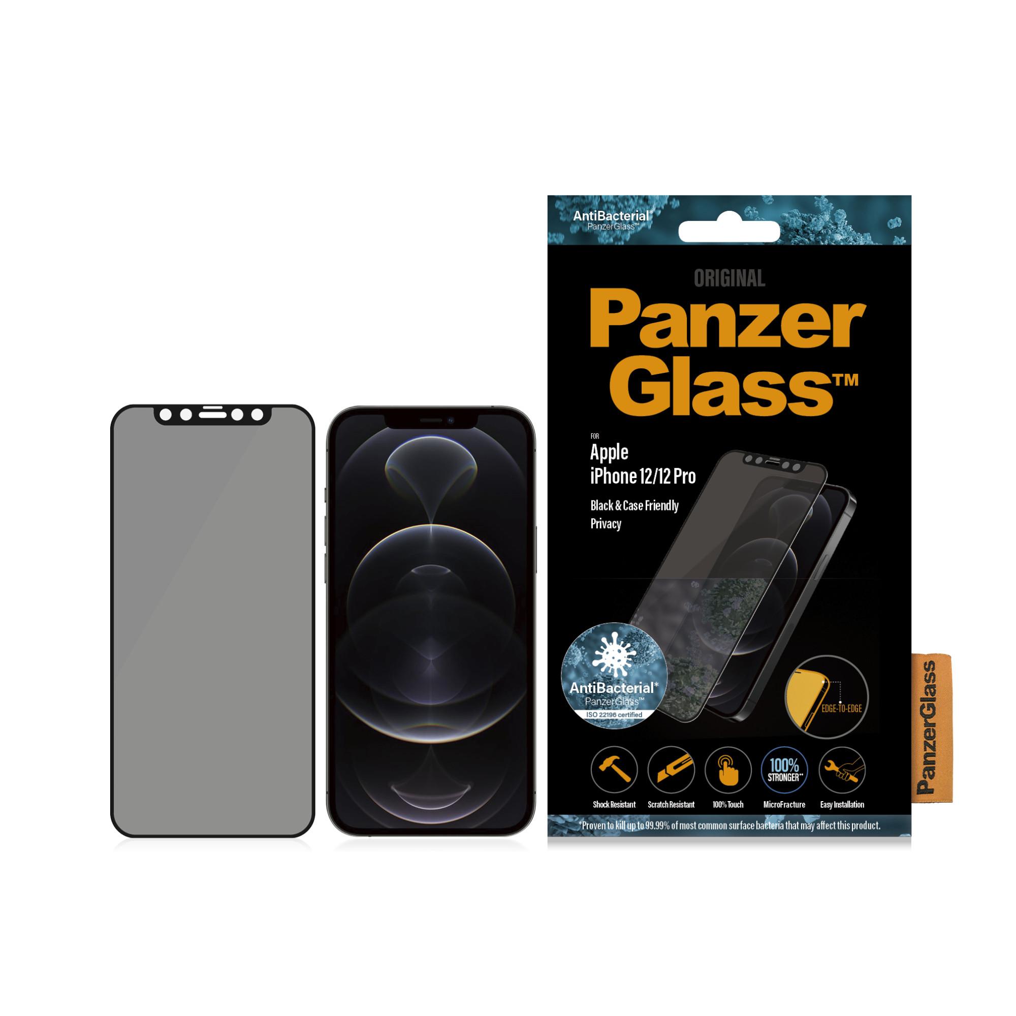 Privacy Displayschutzglas Apple iPhone 12 | 12 Pro | Edge-to-Edge (P2711)
