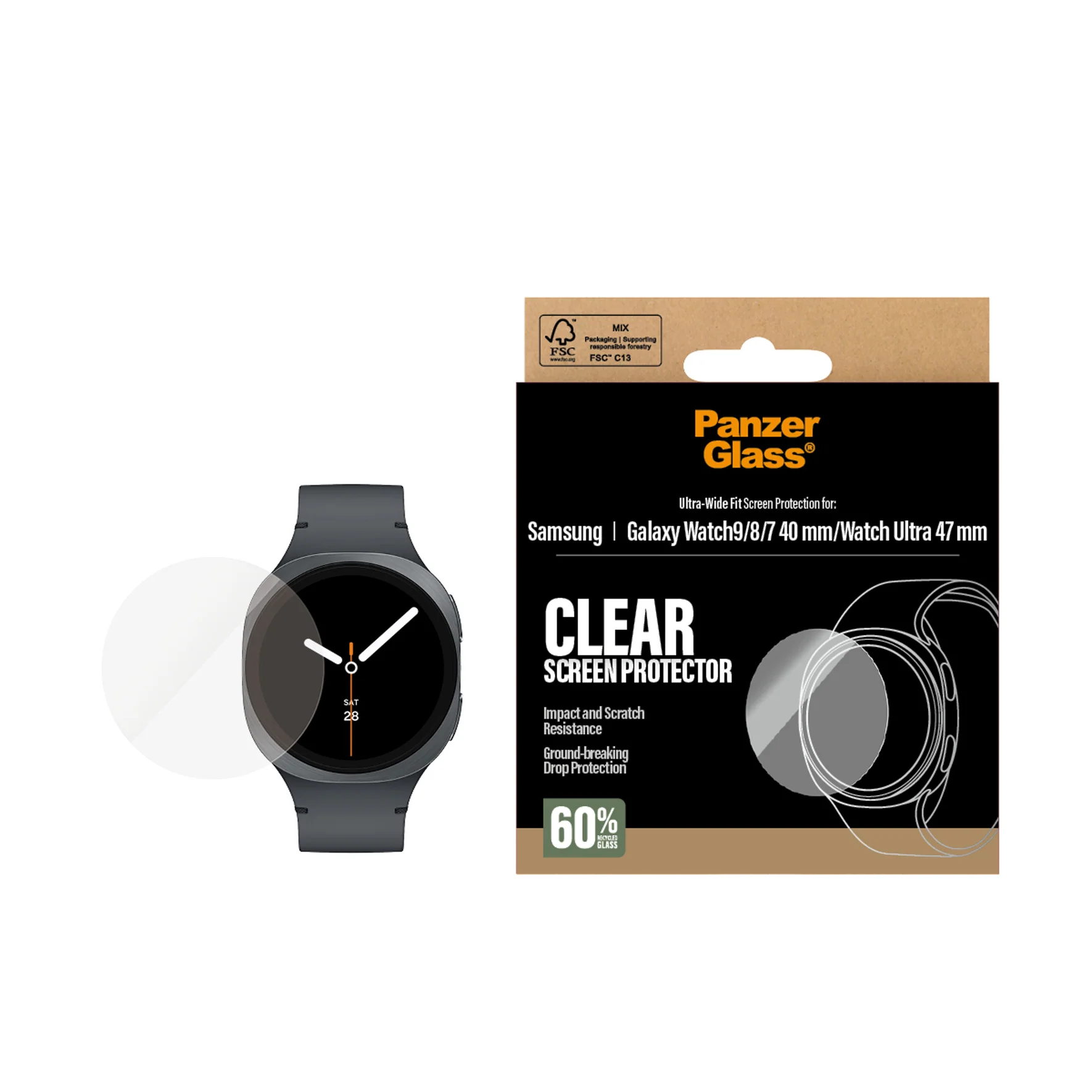Displayschutz Samsung Galaxy Watch8 40mm | Watch Ultra 47mm | Watch7 40mm