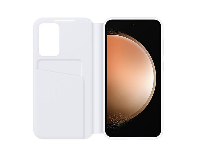 Samsung Galaxy S23 FE Smart View Wallet Case Weiß Handyhülle