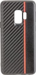 Back Cover CARBON PLUS für Samsung G960 Galaxy S9 schwarz
