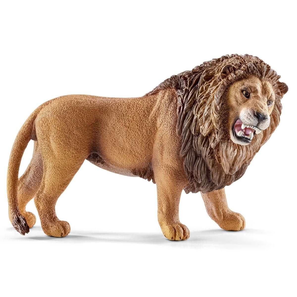 Loewe, bruellend Spielfigur