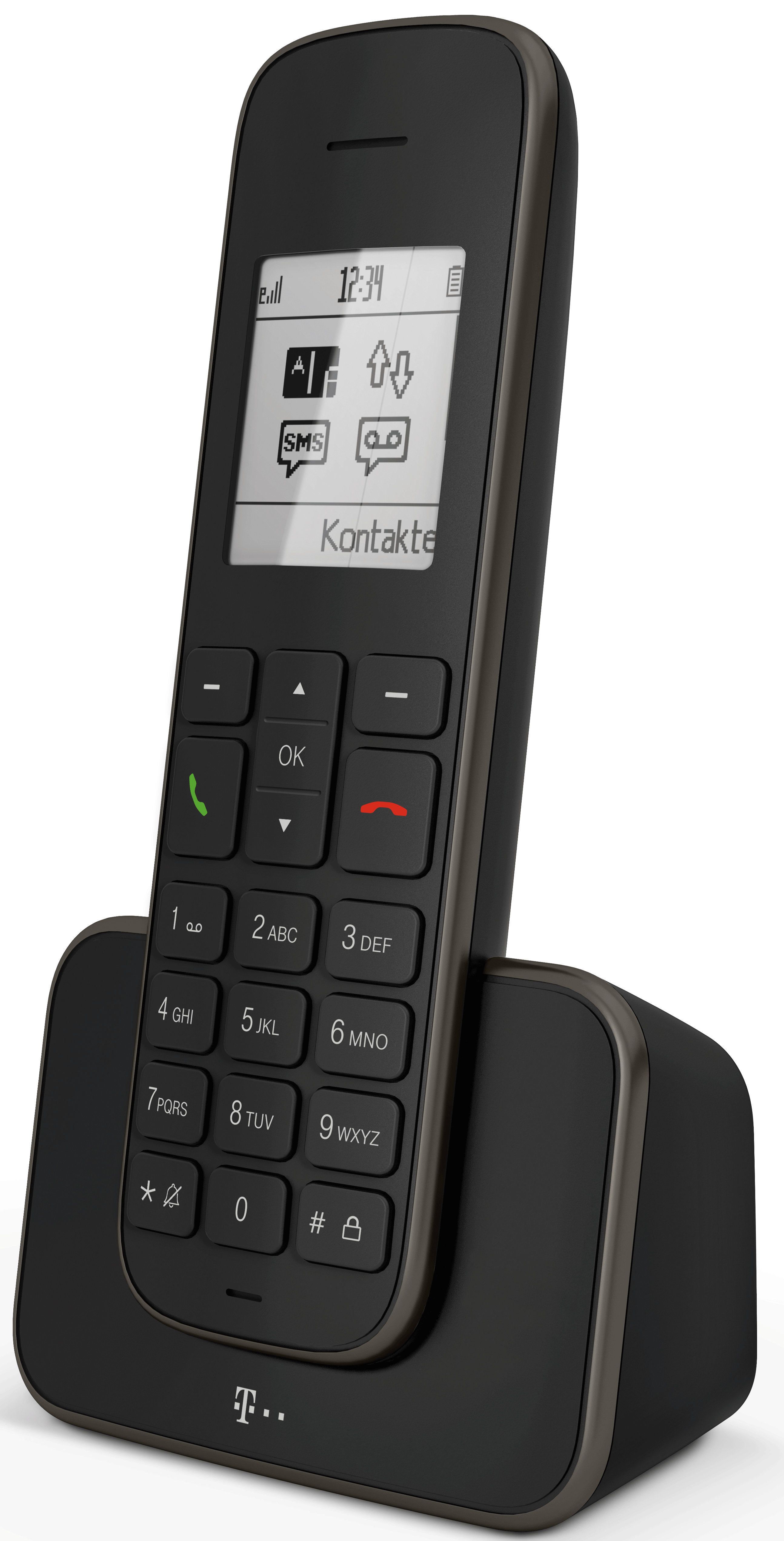 Sinus 207 schwarz Schnurloses Telefon