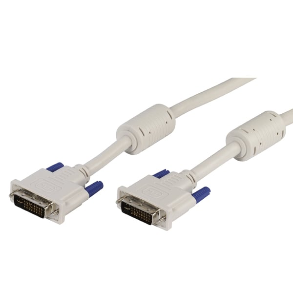 DVI-I Dual-Link Anschlusskabel 1,8 m grau (45430)