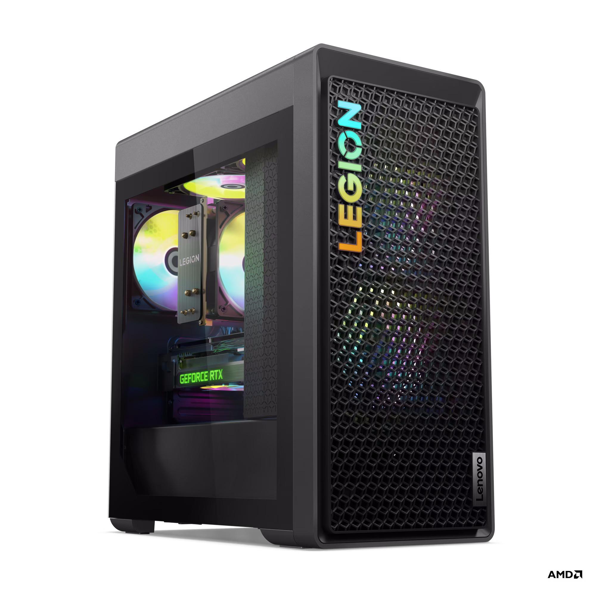 Legion T5 26ARA8, Grau, AMD Ryzen 5 7600, 32 GB, 1 TB M.2 SSD, RTX 4060 Ti 8GB