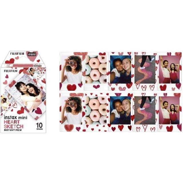Colorfilm INSTAX mini Heart Sketch WW 1 Sofortbildkamera-Filme