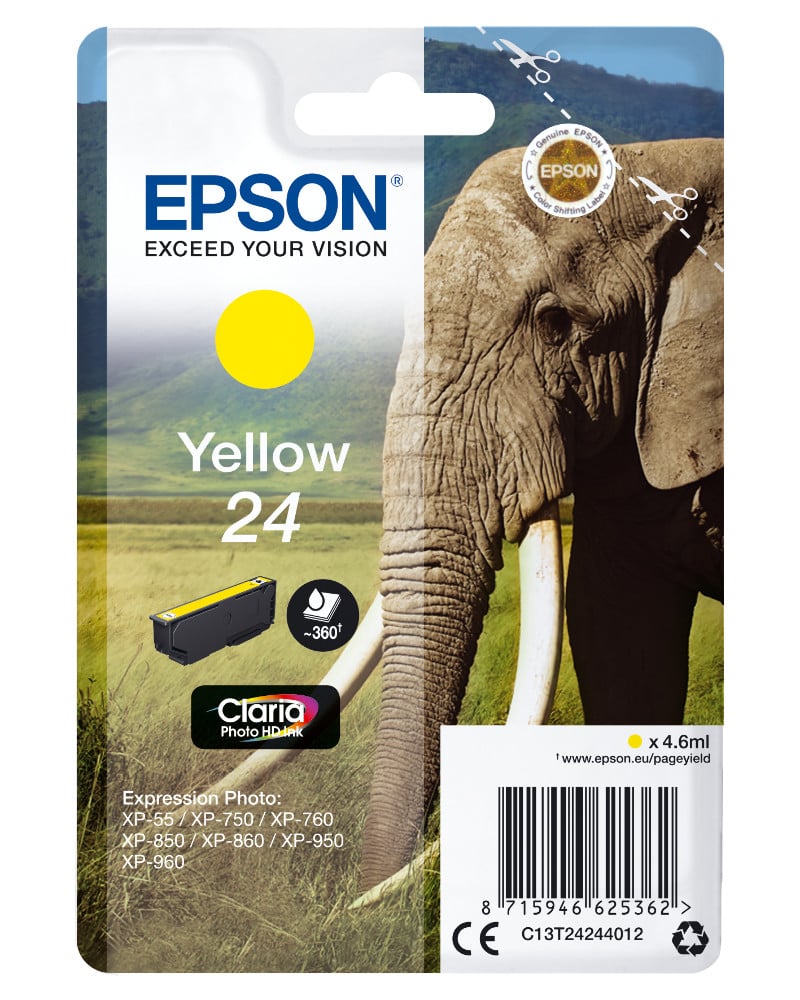 C13T24244012 Elefant gelb Druckerpatrone