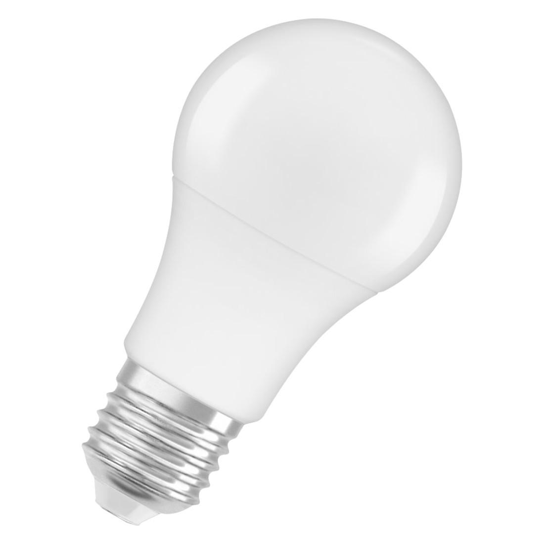 LED-Lampe "BASE", Tropfen, 8.5W ersetzt 60W, E27, Warmweiß, matt, 3 Stück (00217676)